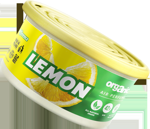 Vůně do auta Organic plechovka s víčkem Lemon 42 g